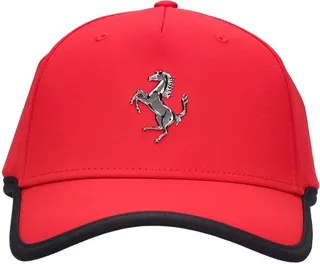 Logo stretch polyester baseball cap