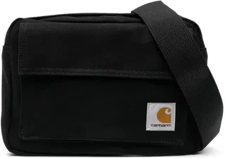 Dawn logo-patch belt bag