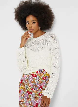 Lace Detail Sweater