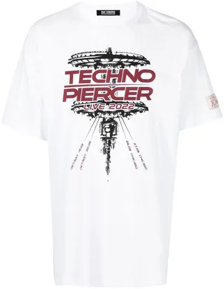 graphic-print cotton T-shirt