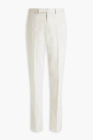 Cotton-sateen chinos