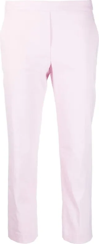 Mid-Rise Cropped Trousers