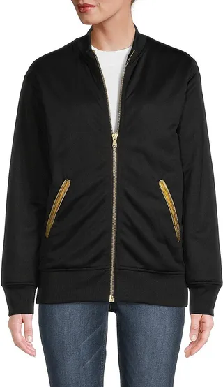 Giacca Contrast Logo Bomber Jacket
