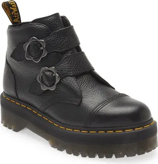 Devon Flower Platform Bootie