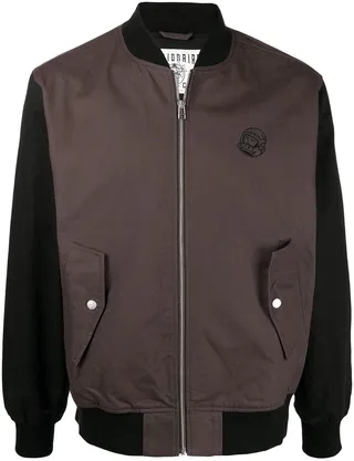 Logo-Print Bomber Jacket