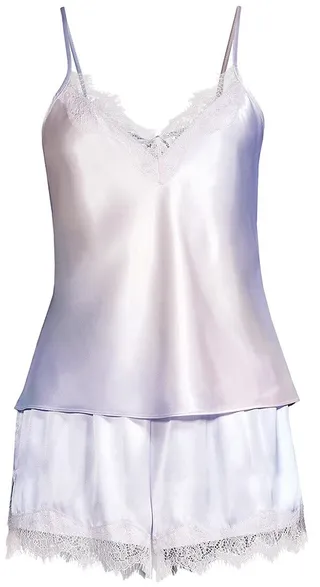 Two-Piece Diamond Cami & Shorts Set