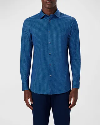 Men's Ooohcotton 8-Way Stretch Sport Shirt