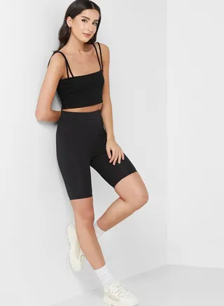 High Waist Biker Shorts
