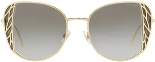 Enamel Detailing Butterfly-Frame Sunglasses