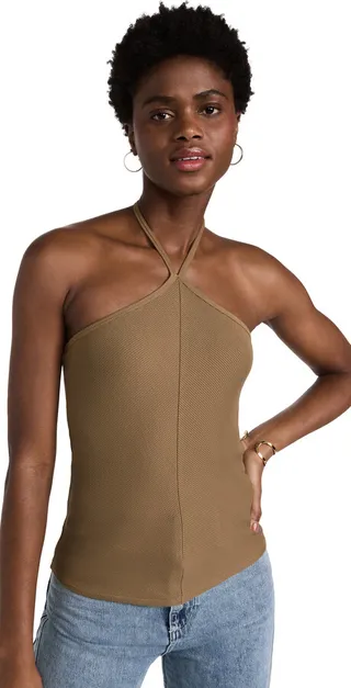 Rag & Bone The Essential Rib Halter Top