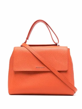 Grained-Leather Tote Bag