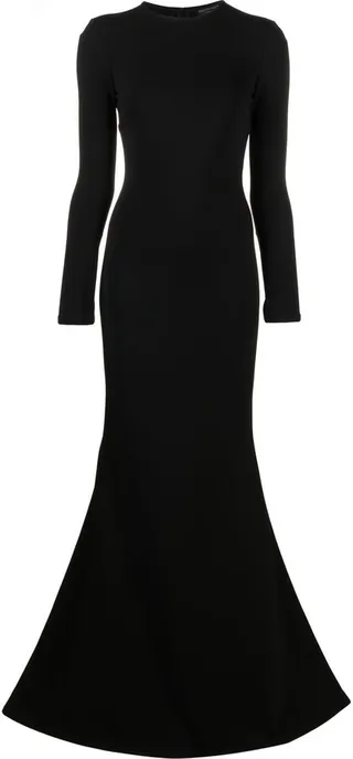 Long-Sleeved Jersey Gown