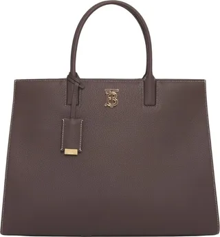 Burberry Medium Leather Frances Tote Bag