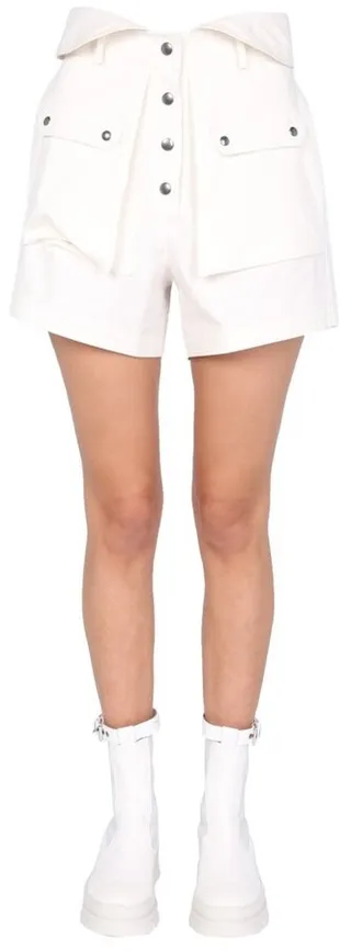 Philosophy Di Lorenzo Serafini High Waist Folded Shorts