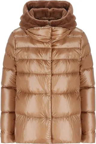 Herno Concealed Fastened Hooded Puffer Jacket