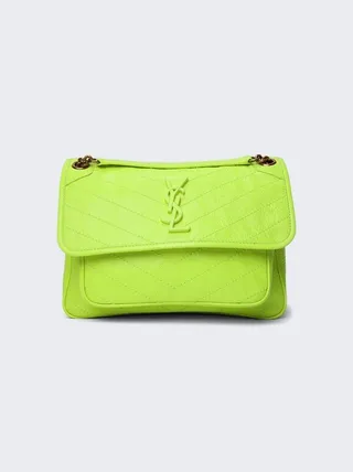 Niki Medium Chain Bag Safety Yellow