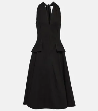 Cotton midi dress