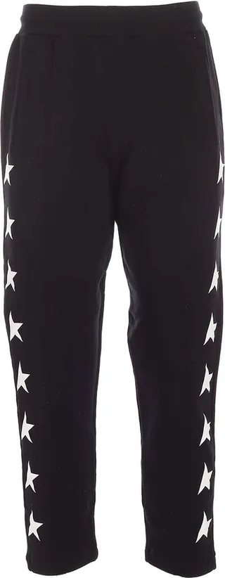 Black sweatpants with side stars from Golden Goose.