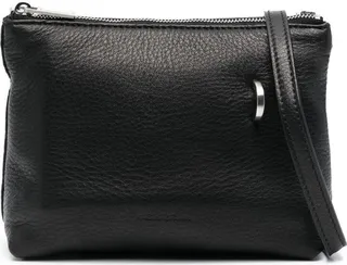 Adri D-loop detail leather crossbody bag