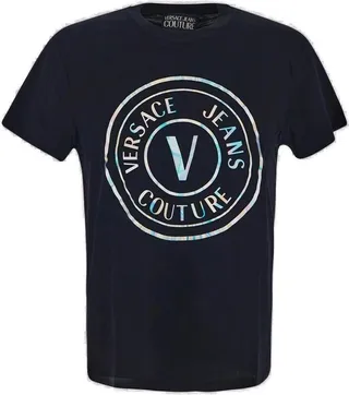 Versace Jeans Couture Logo Printed Crewneck T-Shirt