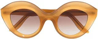 Cat-Eye Tinted Sunglassses