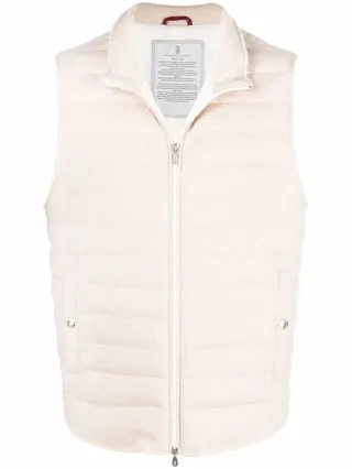 Knitted Padded Gilet