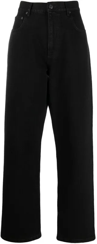 High-Waisted Wide-Leg Jeans