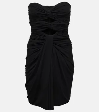 Gathered minidress
