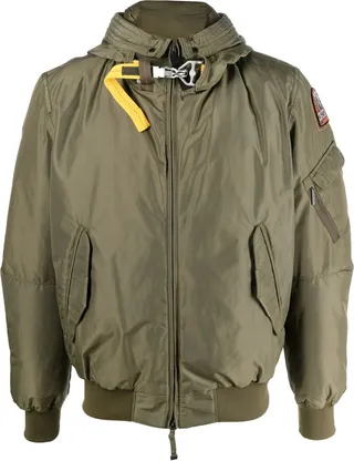 Clasp-Fastening Lightweight Bomber Jacket