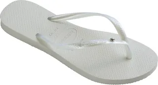 Slim Crystal Flip Flop