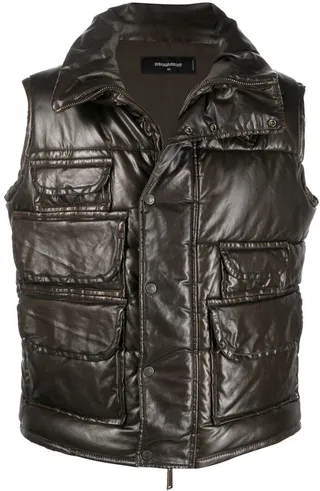 Multiple-Pocket Design Gilet