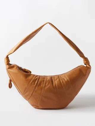 Croissant Large Leather Belt Bag