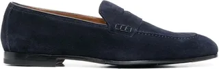 Almond-Toe Suede Loafers