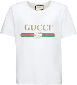 Logo print cotton jersey t-shirt