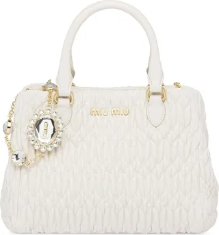 Miu Crystal Cloqué tote bag