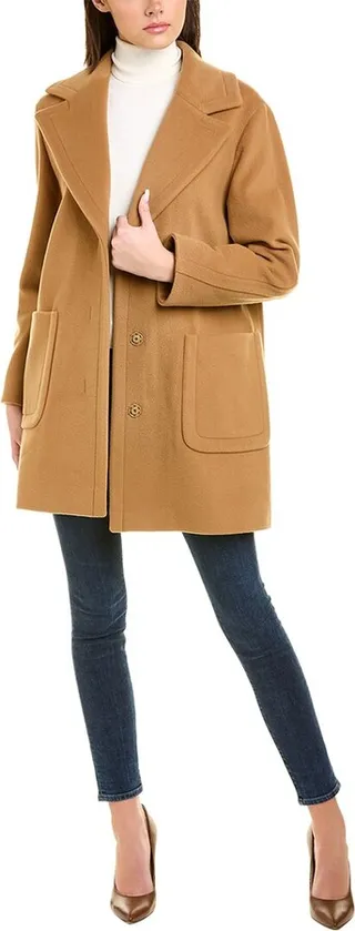Cinzia Rocca Icons Wool & Cashmere-Blend Coat