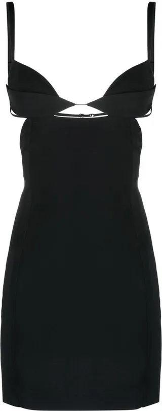 Cut-Out Sleeveless Mini Dress