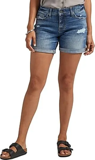 Jag Jeans Alex Boyfriend Jean Shorts in Atlantic Blue