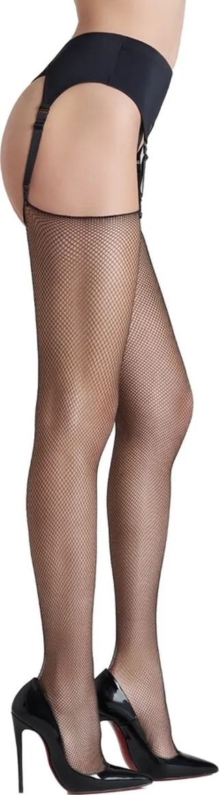 MAISON CLOSE - Fishnet Cut & Curled Stockings