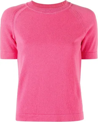Cashmere Short-Sleeve Top