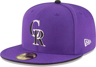 New Era Men's Colorado Rockies Authentic Collection On Field 59FIFTY Structured Hat
