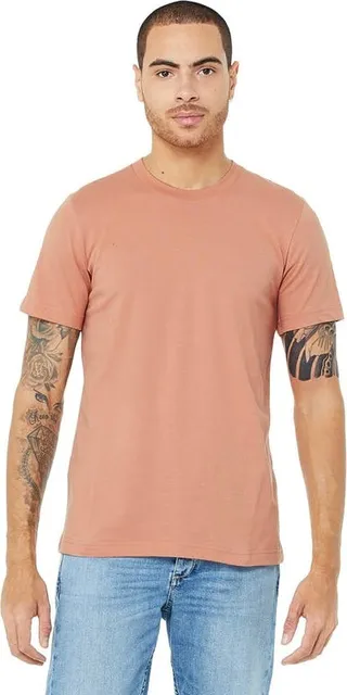 BELLA + CANVAS Unisex Jersey Crew Neck Short Sleeve T-Shirt - Terracotta