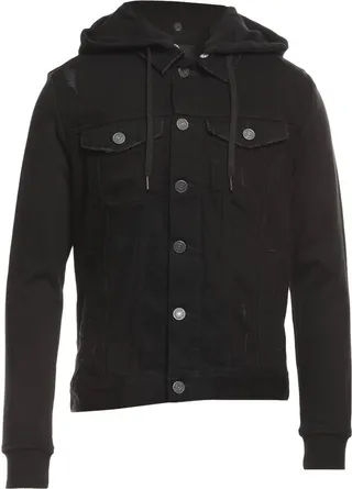 Denim Outerwear Black