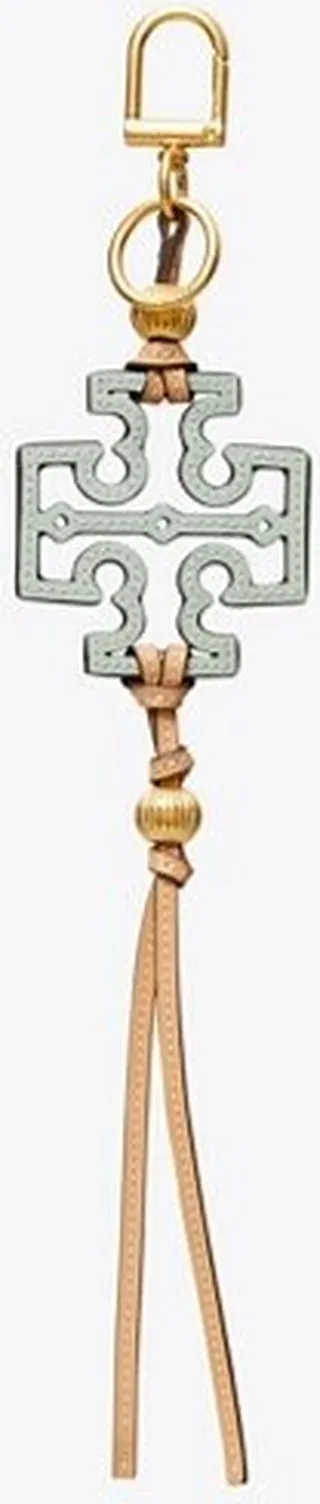 Leather Kira Tassel Key Ring