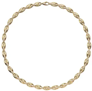 18kt yellow gold Ada diamond necklace