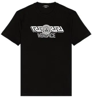 VERSACE Stampa T-Shirt in Black