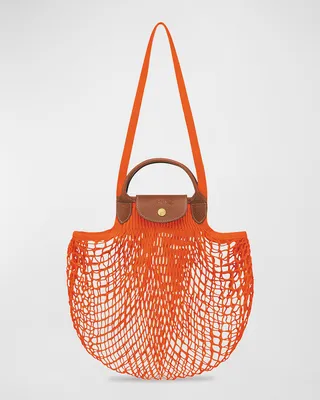 Le Pliage Filet Knit Crossbody Bag