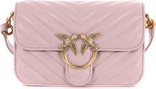 Borsetta Pinko love Baby Bell Chevron In Nappa