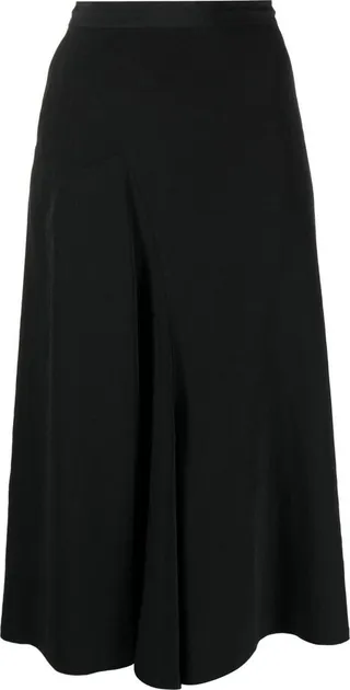 Gathered-Waist Cropped Trousers