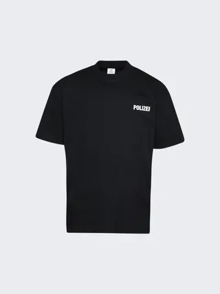 Polizei T-Shirt Black
